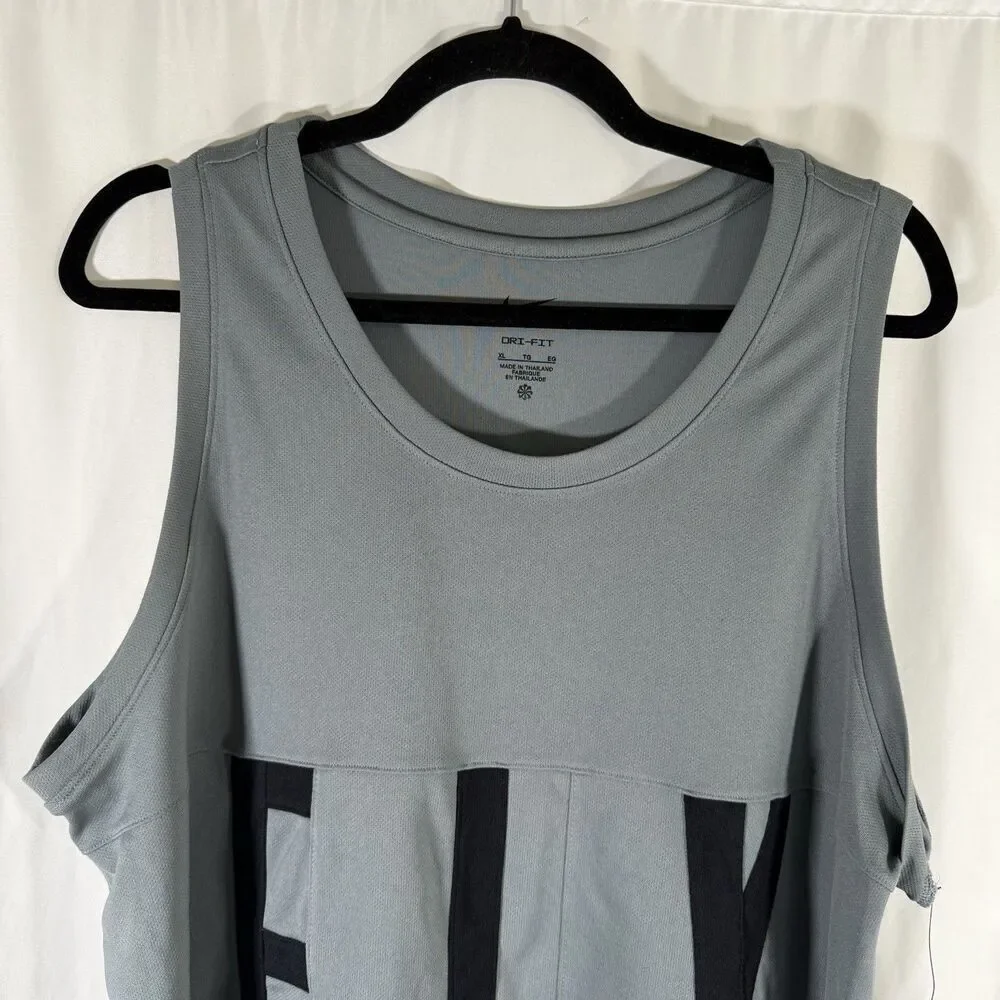 New Nike Fly Tank Top Women's XL Grey Lady Legend Sleeveless Breathable